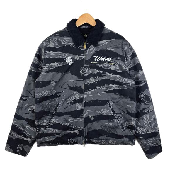 Darc Sport Medium Wolves Work Zip Jacket Tiger Camo LE 158/500 Detroit Style